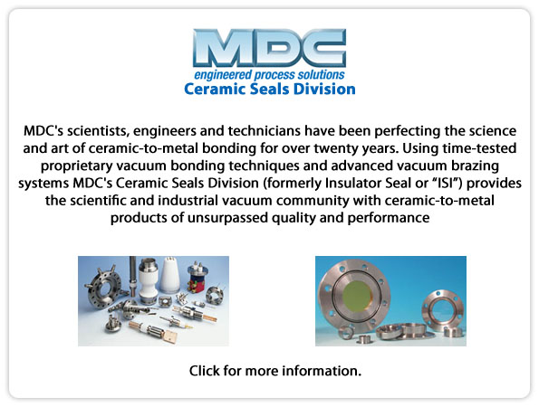 MDC Ceramic Seals